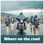 Bikers on the road (Wall Calendar 2026 12 × 12 Inch) CALVENDO 12 Month Wall Calendar
