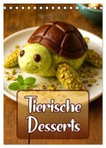 Tierische Desserts (Tischkalender 2026 DIN A5 hoch), CALVENDO Monatskalender