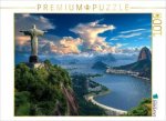 CALVENDO Puzzle Christusstatue Rio de Janeiro, Brasilien | 1000 Teile Lege-Größe 64x48cm Foto-Puzzle für glückliche Stunden