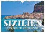 Sizilien - von Cefalù bis Trapani (Wandkalender 2026 DIN A4 quer), CALVENDO Monatskalender