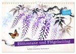 Blütentanz und Flügelschlag - Im Stile chinesischer Tuschmalerei (Wandkalender 2026 DIN A4 quer), CALVENDO Monatskalender