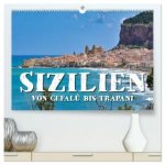 Sizilien - von Cefalù bis Trapani (hochwertiger Premium Wandkalender 2026 DIN A2 quer), Kunstdruck in Hochglanz
