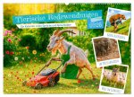 Tierische Redewendungen - Ein Kalender voller Sprüche und Sprachbilder (Wandkalender 2026 DIN A2 quer), CALVENDO Monatskalender
