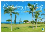 Einladung zum Golf (Wandkalender 2026 DIN A2 quer), CALVENDO Monatskalender