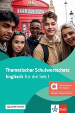 Thematischer Schulwortschatz Englisch - Swiss Edition, Hybride Ausgabe allango, m. 1 Beilage