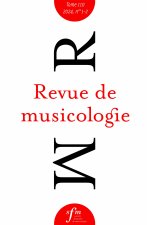 Revue de musicologie, t. 110/1-2 (2024)