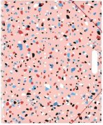 Složka na výkresy A4 - terrazzo růžová