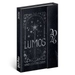 Diář 2026: Harry Potter/Lumos - týdenní, magnetický, 11 x 16 cm