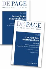 TraitÃ© de droit civil belge - Tome IX : Les rÃ©gimes matrimoniaux - Volumes 1 et 2