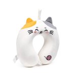 Relaxeazzz Lola die Katze Adoramals Plüsch Memory Foam Reisekissen