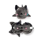 Relaxeazzz Adoramals Dexter die Fledermaus Reisekissen & Schlafmaske