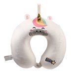 Relaxeazzz Astra das Einhorn Adoracorns Plüsch Memory Foam Reisekissen
