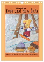Tobi und das Jahr (Wandkalender 2026 DIN A4 hoch), CALVENDO Monatskalender