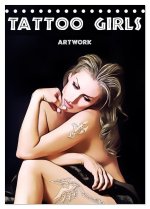 Tattoo Girls - Artwork (Tischkalender 2026 DIN A5 hoch), CALVENDO Monatskalender