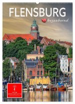 Flensburg - so bezaubernd (Wandkalender 2026 DIN A2 hoch), CALVENDO Monatskalender