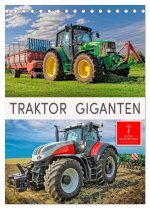 Traktor Giganten (Tischkalender 2026 DIN A5 hoch), CALVENDO Monatskalender
