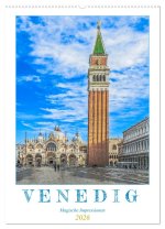 Venedig - Magische Impressionen (Wandkalender 2026 DIN A2 hoch), CALVENDO Monatskalender