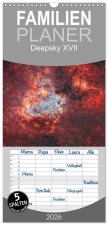 Familienplaner 2026 - Deepsky XVII mit 5 Spalten (Wandkalender, 21 x 45 cm) CALVENDO