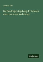 Die Bundesgesetzgebung der Schweiz unter der neuen Verfassung