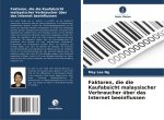 Faktoren, die die Kaufabsicht malaysischer Verbraucher über das Internet beeinflussen