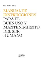 Manual De Instrucciones Para El Buen Uso Y Mantenimiento De