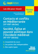 Histoire médiévale – Contacts et conflits en Méditerranée (VIe-XIIIe siècles) • Société, Église et pouvoir politique dans l'Occident médiéval (XIe-XVe