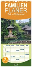 Familienplaner 2026 - Bali - Götterinsel mit 5 Spalten (Wandkalender, 21 x 45 cm) CALVENDO