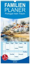 Familienplaner 2026 - Portugal mein Traum mit 5 Spalten (Wandkalender, 21 x 45 cm) CALVENDO