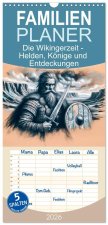 Familienplaner 2026 - Die Wikingerzeit - Helden, Könige und Entdeckungen mit 5 Spalten (Wandkalender, 21 x 45 cm) CALVENDO