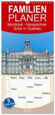 Familienplaner 2026 - Montreal - klassisches Erbe in Québec mit 5 Spalten (Wandkalender, 21 x 45 cm) CALVENDO