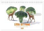 Little Art Food Kunstkalender (Tischkalender 2026 DIN A5 quer), CALVENDO Monatskalender