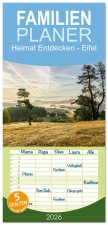 Familienplaner 2026 - Heimat Entdecken - Eifel mit 5 Spalten (Wandkalender, 21 x 45 cm) CALVENDO
