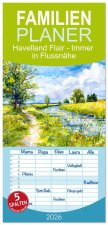 Familienplaner 2026 - Havelland Flair - Immer in Flussnähe mit 5 Spalten (Wandkalender, 21 x 45 cm) CALVENDO
