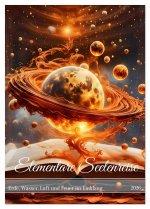 Elementare Seelenreise (Tischkalender 2026 DIN A5 hoch), CALVENDO Monatskalender