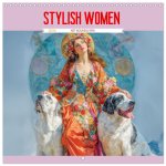 Stylish Women Art Nouveau Era (Wall Calendar 2026 12 × 12 Inch) CALVENDO 12 Month Wall Calendar