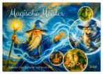 Magische Meister - Kalender über Zauberer und ihre Kräfte (Tischkalender 2026 DIN A5 quer), CALVENDO Monatskalender