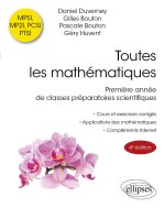 Toutes les mathématiques - 4e édition