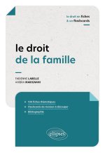 Le droit de la famille en fiches et flashcards