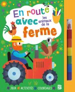 En route avec les animaux de la ferme (livre avec feutre)