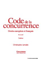 Code de la Concurrence