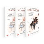 LA COLLECTION BIG NOTES - LES PLUS BELLES OEUVRES CLASSIQUES + JAZZ & RAGTIME POUR DÉBUTANTS