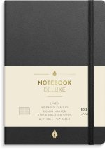 Burde Notizbuch Deluxe A6 schwarz