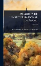 MÃ(c)moires de l'Institut national de Franc