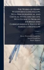The Works of Henry Wadsworth Longfellow, With Bibliographical and Critical Notes and his Life. With Extracts From his Journals and Correspondence. Edi