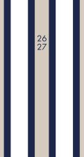 Pinstripe 2-Year 2026-27 3.5 X 6.5 Monthly Pocket Planner