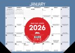 Bad Dad Jokes 2026 17 X 12 Small Monthly Deskpad