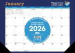 Punny Art of David Olenick 2026 17 X 12 Small Monthly Deskpad