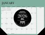 Modern Minimalist 2026 22 X 17 Large Monthly Deskpad