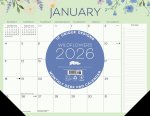 Wildflowers 2026 22 X 17 Large Monthly Deskpad