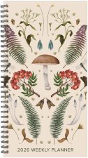 Woodland Mushroom 2026 3.5 X 6.5 Softcover Weekly Spiral
